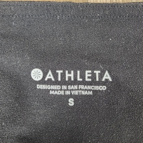 Athleta Black Leggings Workout Athleisure Yoga Pants Size Small - Picture 2 of 13